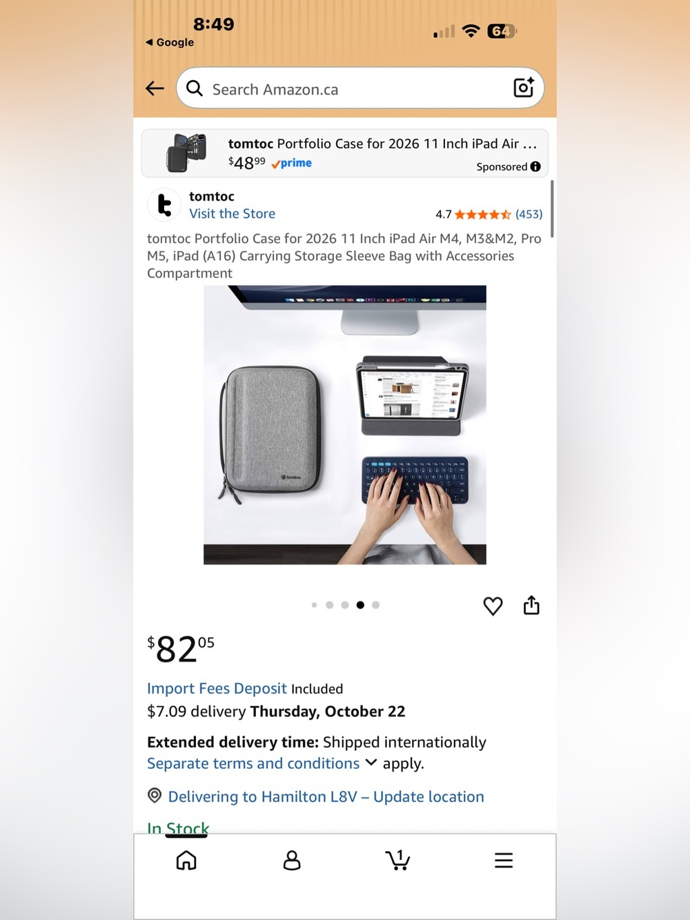 Tomtoc Portfolio Case - Picture 11 of 15